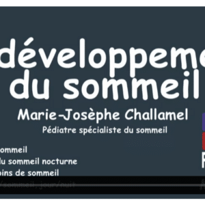 Le développement du sommeil du tout-petit