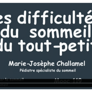 Les difficultés du sommeil du tout-petit